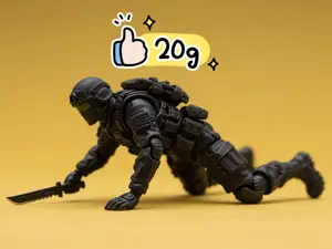 士兵 特种部队 兵人 潜伏刀 创意摆件