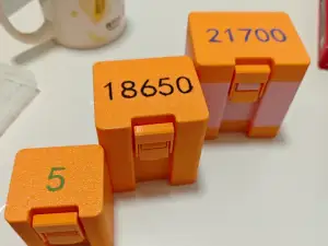 电池收纳盒(含21700、18650、5号电池、7号电池)无需五金件