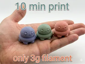 Sad Blob Creature – Cute Mini Figurine