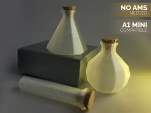 Lowpoly Lab Bottles