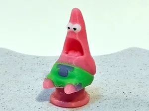 Surprised Patrick Star Croc charm jibbitz