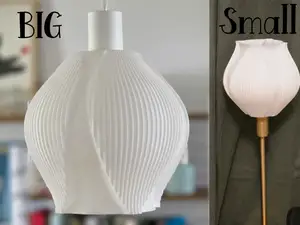 Elegant Lampshade E14 / E27 – Two Sizes Available 