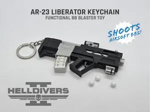 AR-23 Liberator Keychain — Functional Blaster Toy