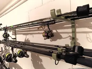 Wall Mount Rod Holder – 3-Rod and 6-Rod Version