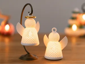 Mini Christmas Angel Tea Light Ornament