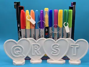 Q R S T Alphabet Coloring Love Heart
