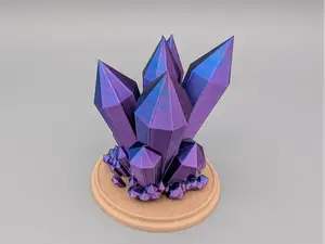 Crystal Cluster with Base No Support