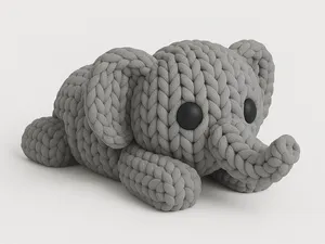 Flexi Knitted Elephant