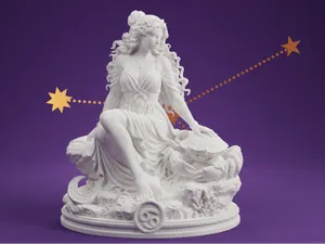 Cancer Zodiac – Crab Goddess Figurine