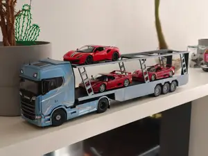 1/24 Scale Car Transporter Trailer for Trucks