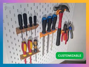 Tool Holder - SKADIS Pegboard IKEA (customizable)