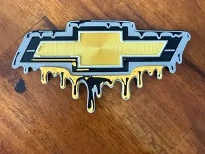 Chevy emblem wall art drip