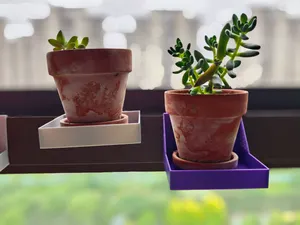 窗边花盆挂架