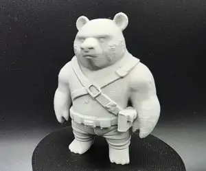 Unarmored Bear Warrior
