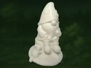 Shy Peeking Sleepy Garden Gnome