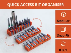 Fast-Access Modular Bit Organiser (4 & 8-Bits)