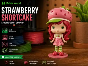 Strawberry Shortcake - Estilo Chibi (AMS)