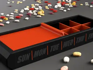 Sliding Pill Box 14 Day