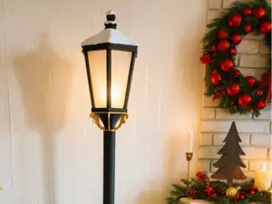 Lampadaire de Noël 