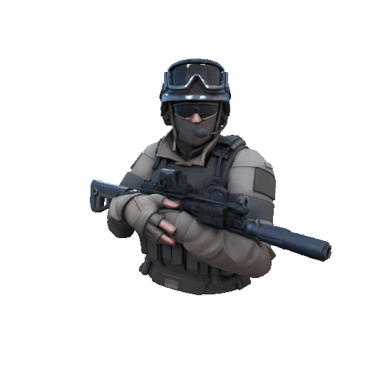 Ct CS Counter Strike 2 Bust cs go