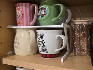Wide Coffee Mug/Cup Shelf UPDATED!