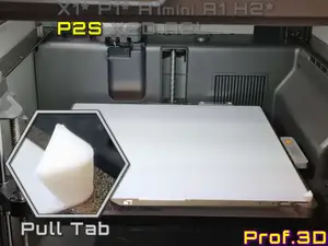 P2S First Layer Adhesion Test ⧸ Bed Cleaning