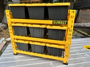 Tiny Dewalt Teeny Tote Heavy Duty Shelving Rack