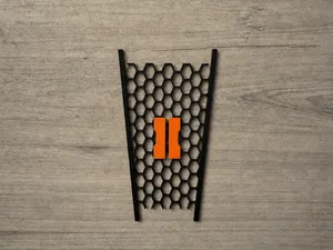 Placa frontal ps5 slim black ops 2
