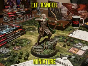 D&D Elf Ranger - Legolas Inspired - MINIATURE