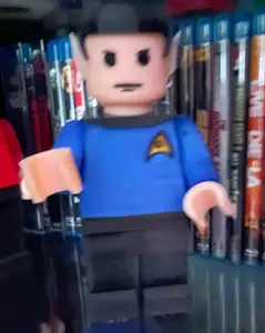 Star Trek Spock giant brick model minifig