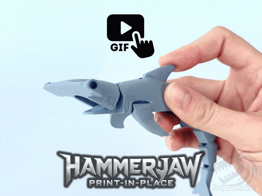Hammerjaw - Print-In-Place Hammerhead Shark