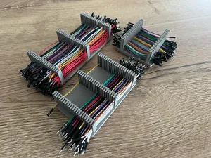 Gridfinity wire holder for breadboard wires