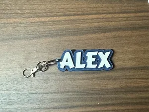 Customizable Name Keychain (One Line & One Font)