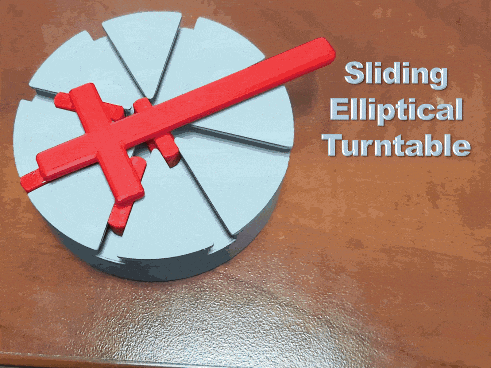Sliding Elliptical Turntable - 4 way Trammel
