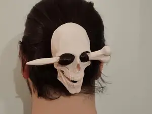 Skull Mask Chignon Hair Pin