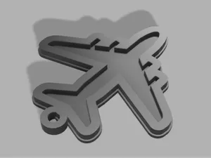 Aeroplane Keychain 