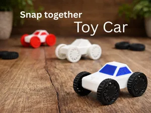 DIY Toy Car – Snap-Fit 3D Printed Model for Kids