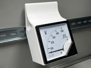 DIN Rail Mount for 76x76mm Analog Panel Meters 45°