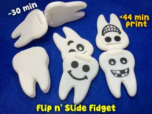 Tooth with Teeth Slip + Flip Fidget Toy (~44 mins)