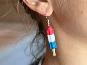 Firecracker Popsicle Earrings - Large