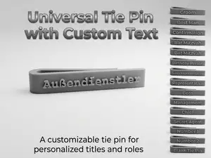 Custom Tie Pin Blank/Universal Krawatten Pin