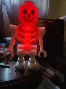 Mega Lego-like Skeleton -- Lighted