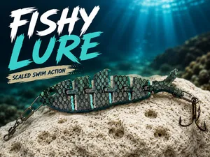 Fishy lure w/scales