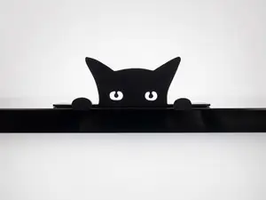 Cat on monitor