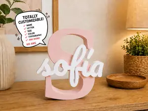 Adorno inicial y nombre totalmente personalizables
