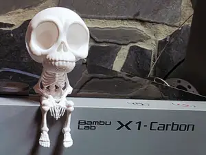 "Chill" Skeleton - Printer Buddy