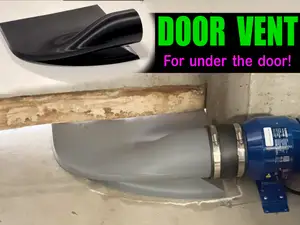 Door Vent for Exhaust Under Door