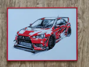 Mitsubishi Lancer Evolution 10 - hueforge