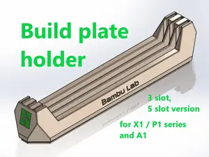 Build Plate Holder, X1 / P1 series, A1 and A1 mini