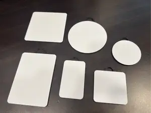 Keychain Blanks For UV Printing/Laser Engraving